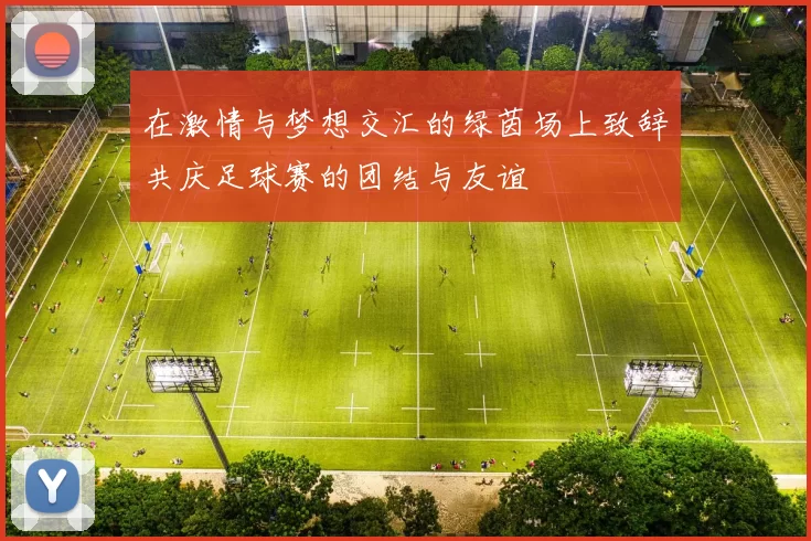在激情与梦想交汇的绿茵场上致辞共庆足球赛的团结与友谊